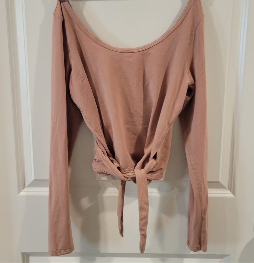 Lululemon It's A Tie Long Sleeve Top Size 6